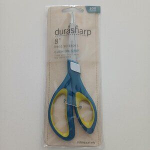 Durasharp 8" bent scissors cushion grip - NEW